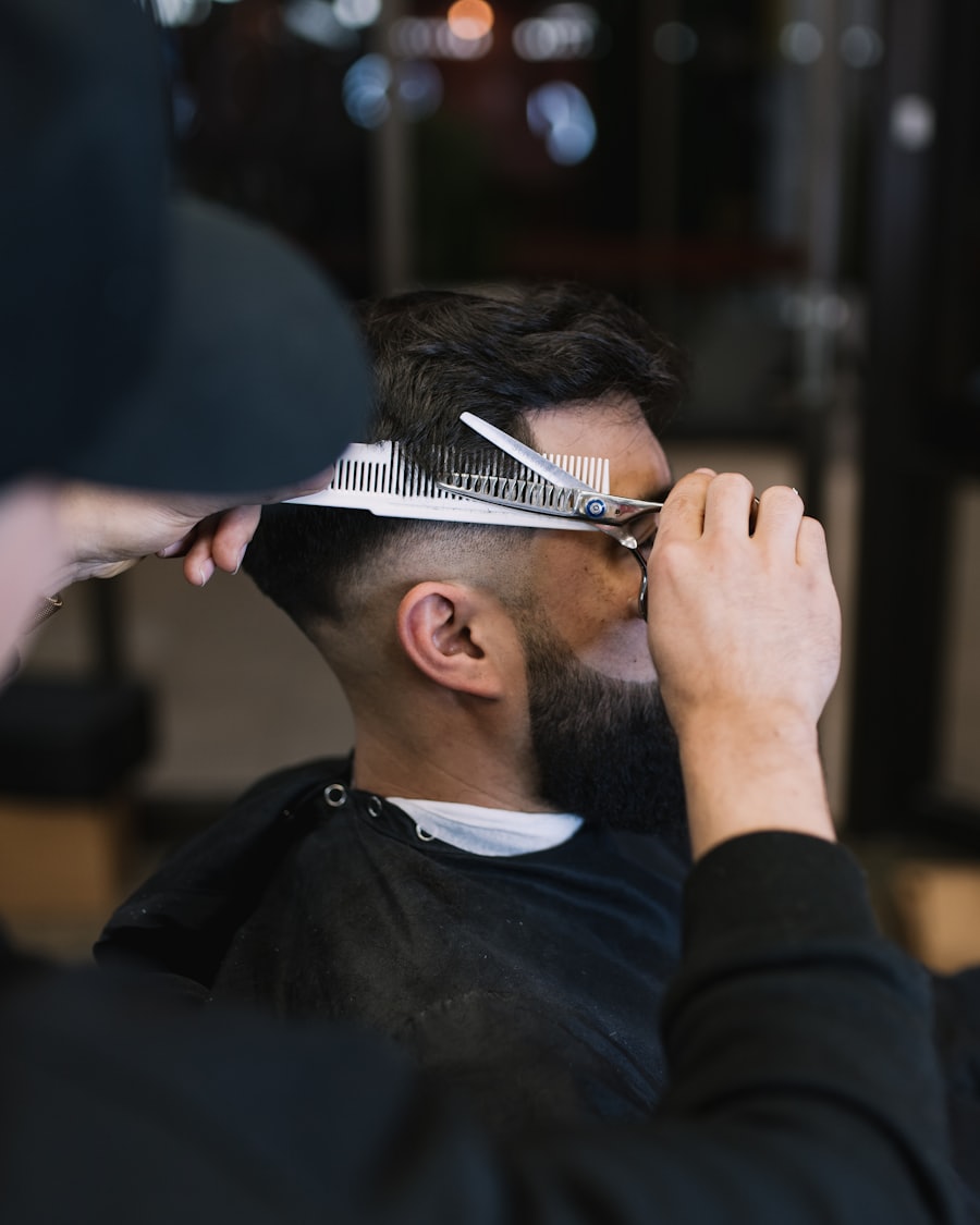 Mid skin fade